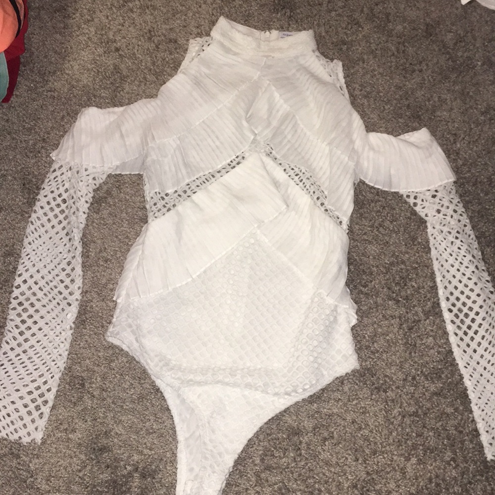 off the shoulder bodysuit